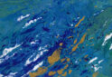 Abstracte blau