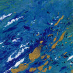Abstracte blau